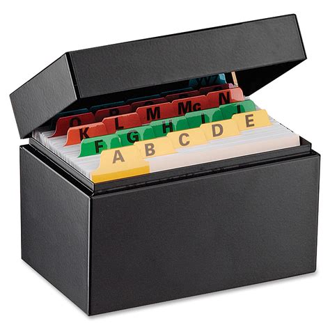 office depot card metal 3 x5 file boxes|steelmaster 3x5 index files.